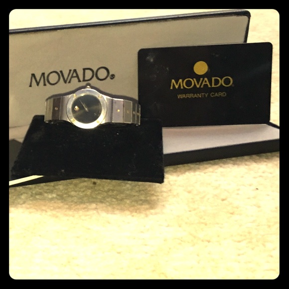 movado museum stainless steel
